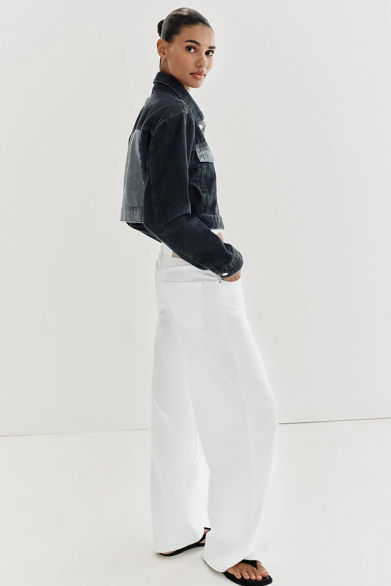 Z1975 CONTRAST SHORT DENIM JACKET