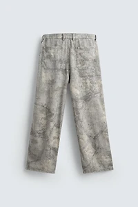ABSTRACT PRINT RELAXED FIT PANTS