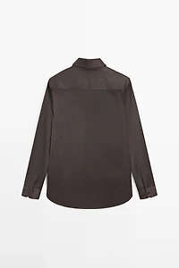 Striped flowing shirt