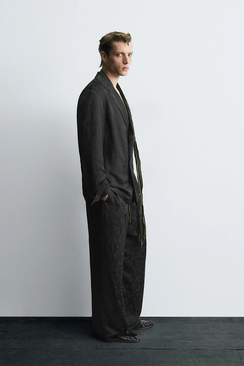 PAISLEY JACQUARD FLUID SUIT BLAZER LIMITED EDITION