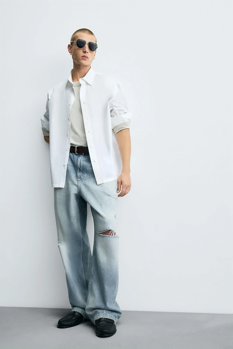 JEAN BAGGY FIT DÉCHIRÉ