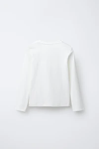 T-SHIRT CÔTELÉ UNI