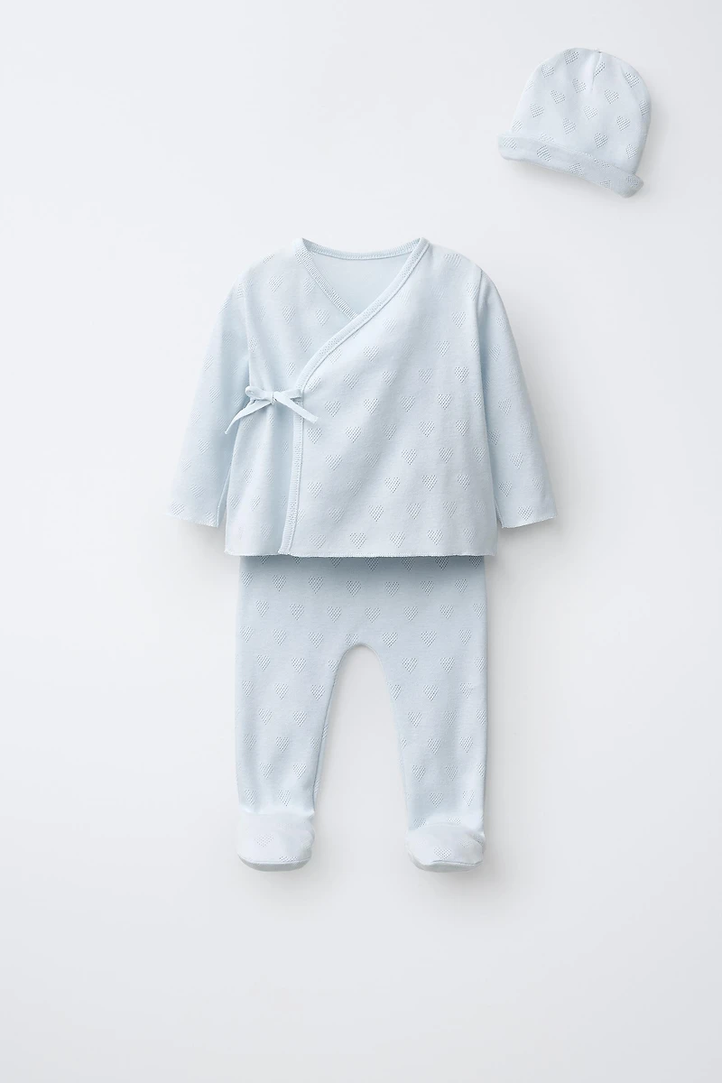 NEWBORN HEART SET WITH POUCH