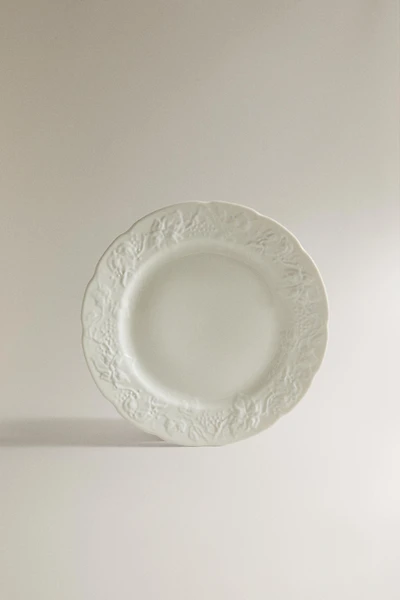 ASSIETTE À DESSERT PORCELAINE RAISIN