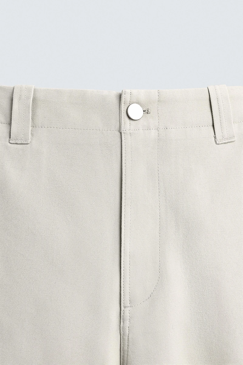 CANVAS TEXTURED PANTS