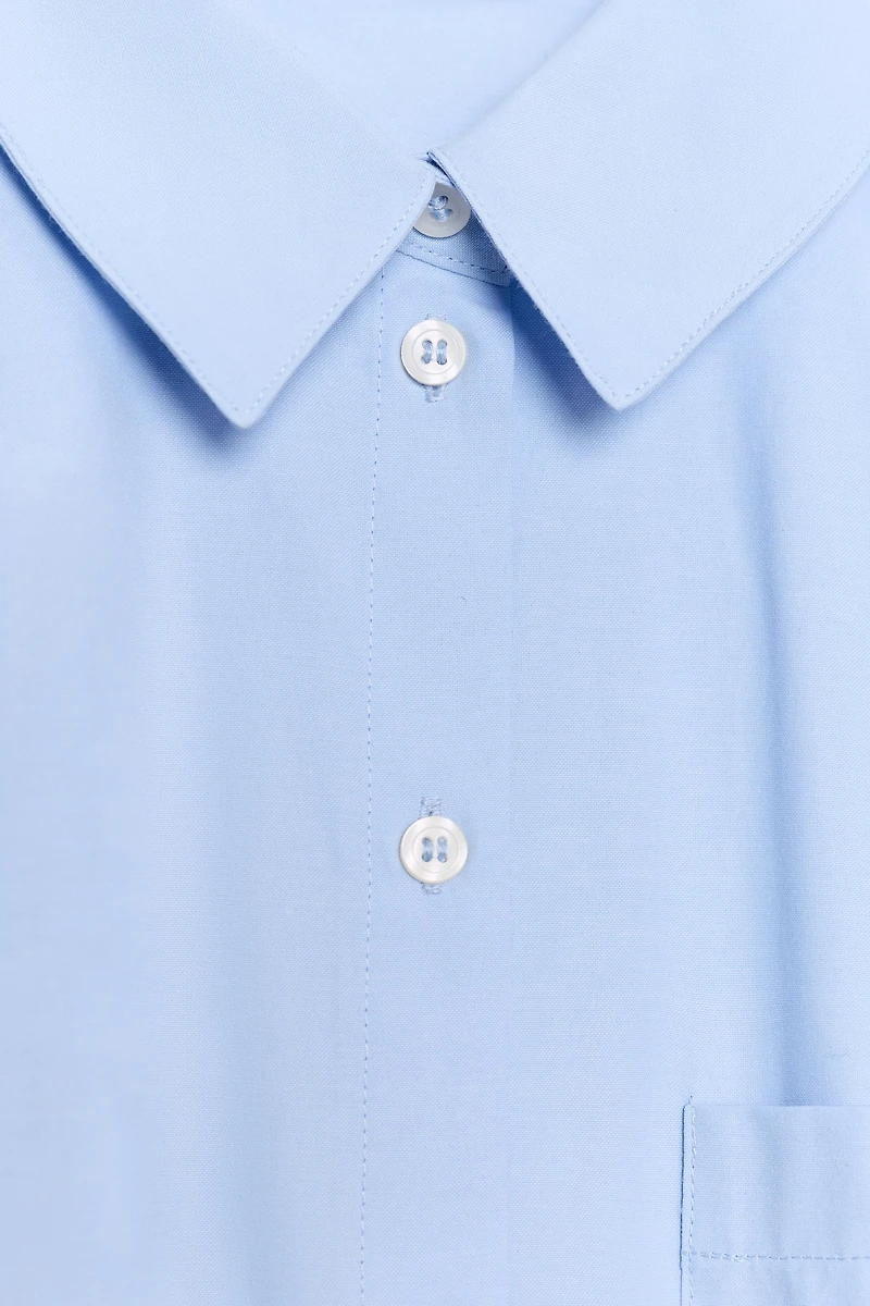 BALLOON CROPPED SHIRT
