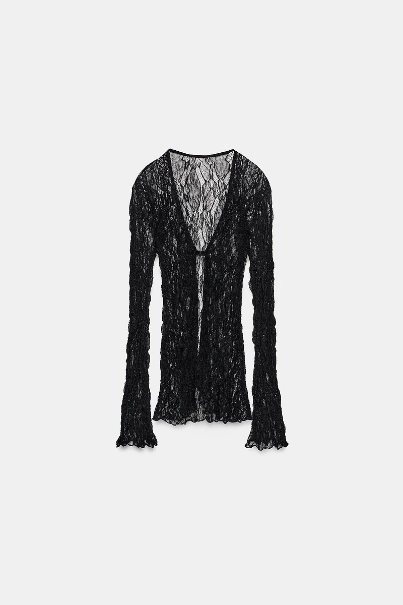 LACE BUCKLE TOP