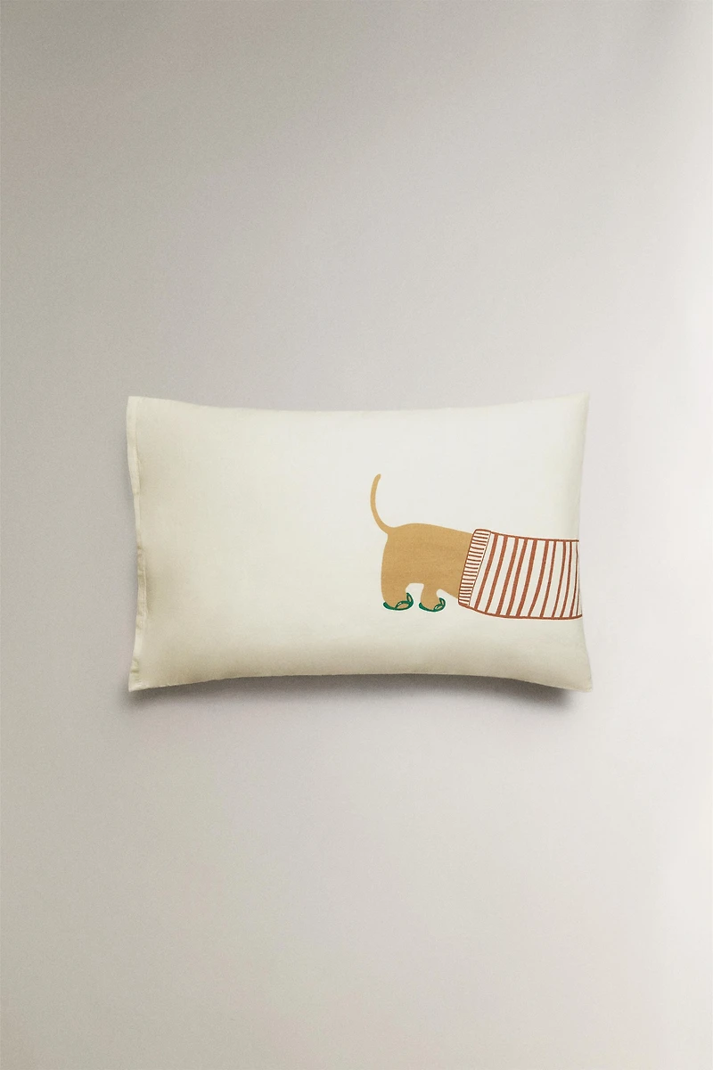 TAIE D’OREILLER ENFANT CHIENS