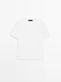 100% linen short sleeve T-shirt