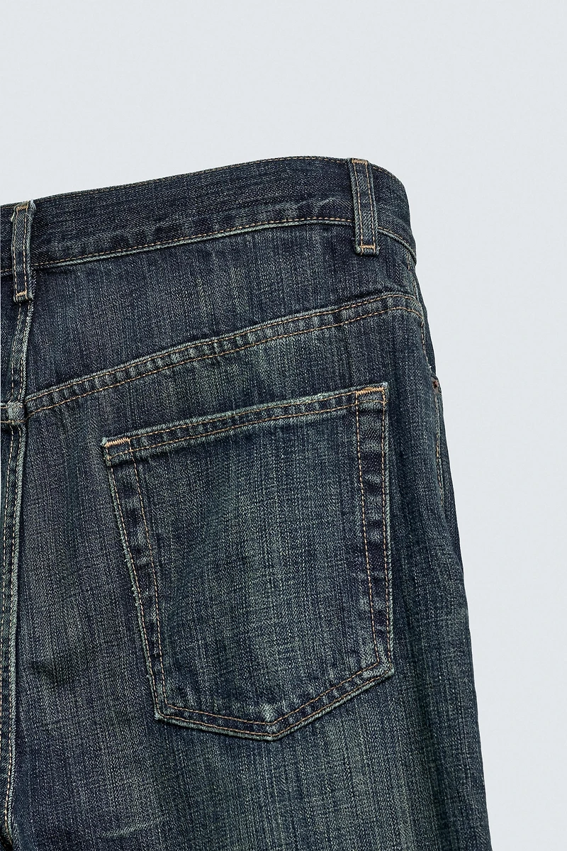 WIDE FLARE FIT JEANS