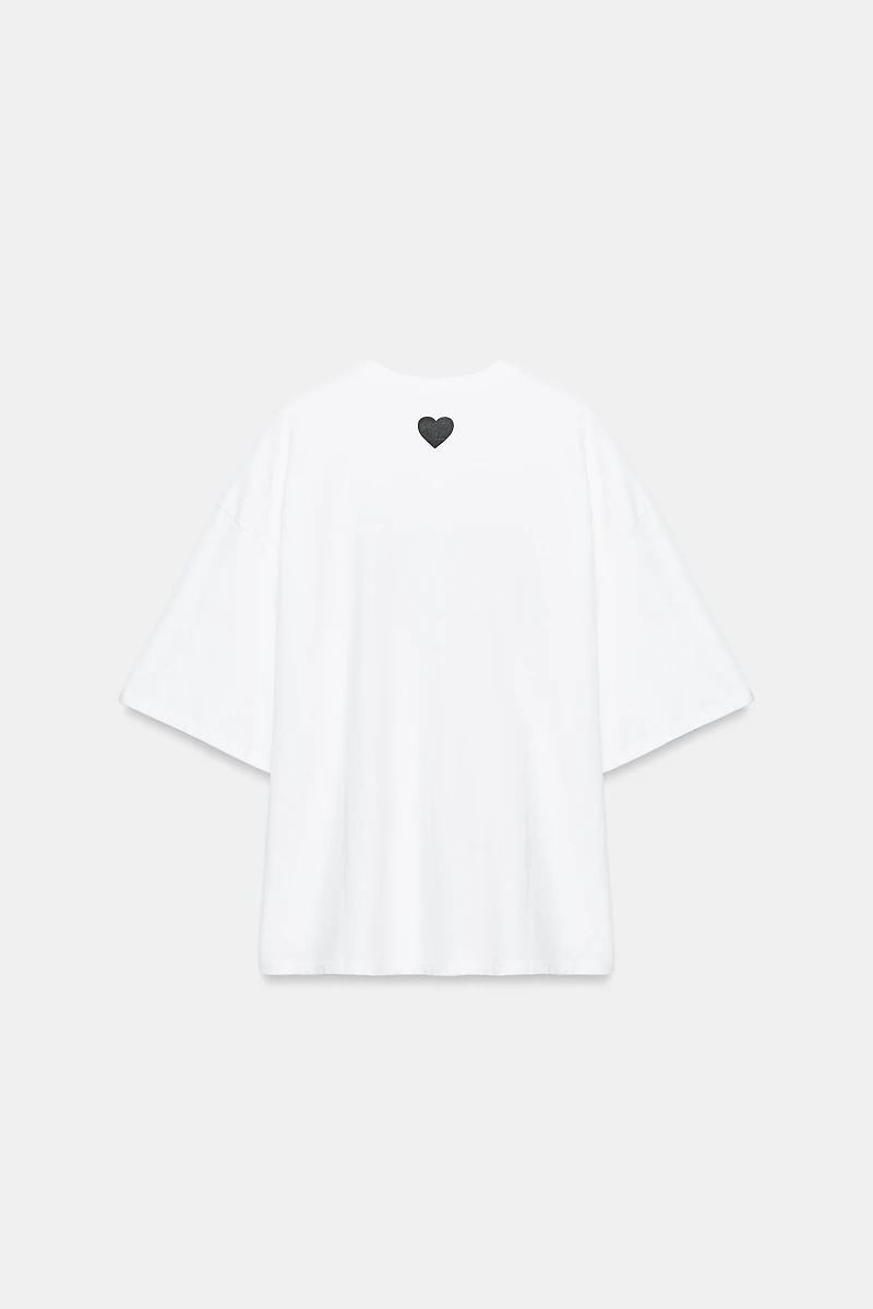 OVERSIZED TEXT T-SHIRT
