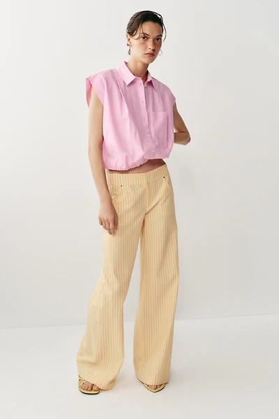 SHORT STRIPED SHIRT
