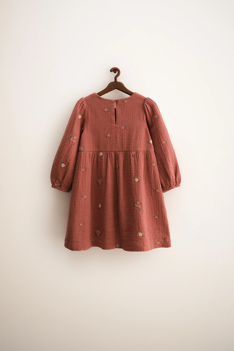 ZARA TIMELESS - ROBE BRODÉE FLEURS