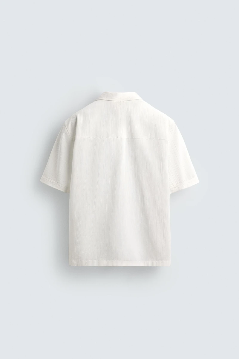 RELAXED FIT TEXTURED SHIRT