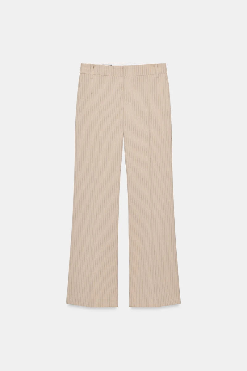 PANTALON DROIT À RAYURES