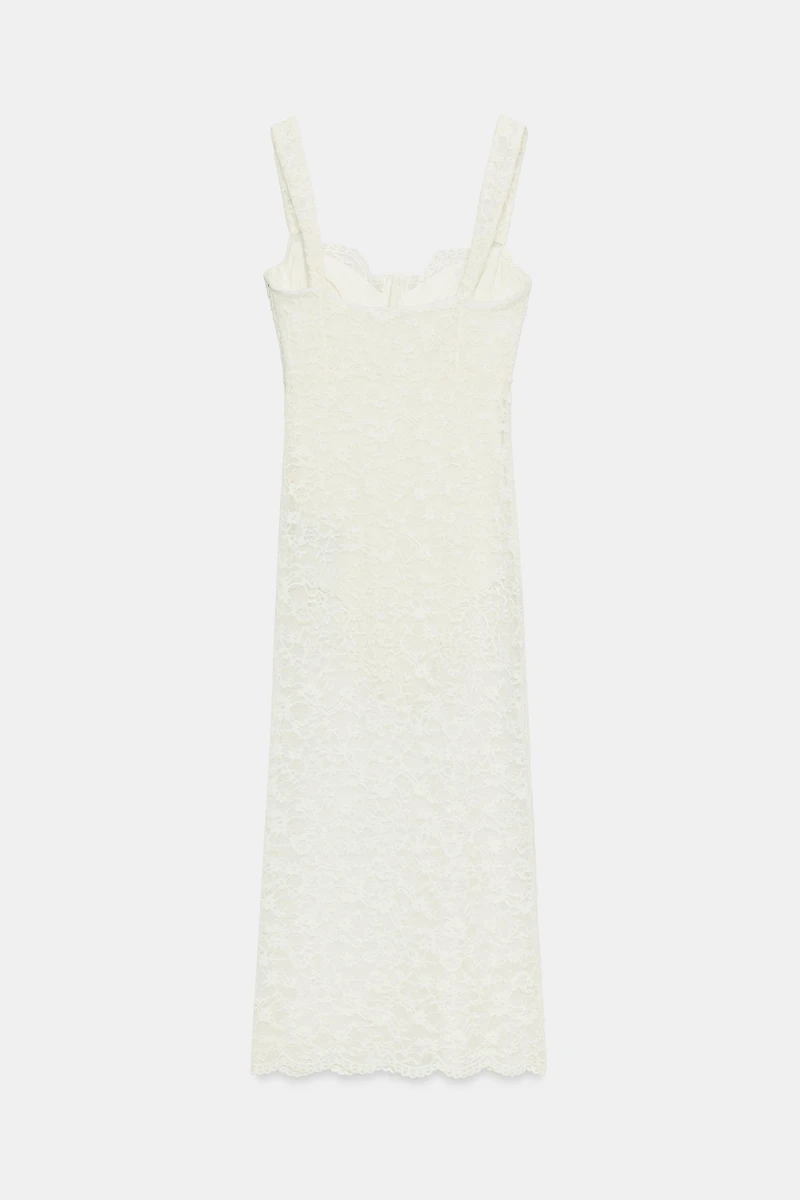 LACE MIDI DRESS