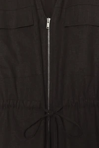 LINEN SAFARI TOP