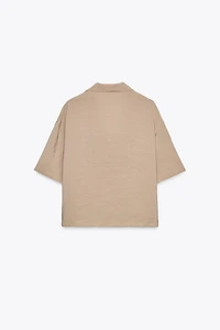 CHEMISE FLUIDE MANCHES COURTES