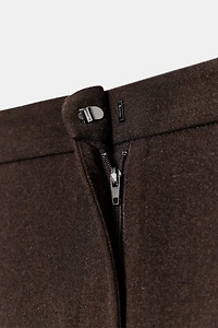 MID-RISE STRAIGHT LEG PANTS