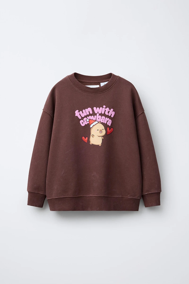 SWEAT IMPRIMÉ CAPIBARA CAPYFUN ©