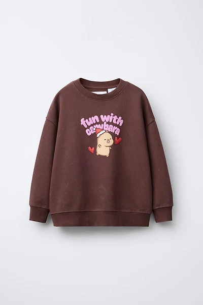 SWEAT IMPRIMÉ CAPIBARA CAPYFUN ©