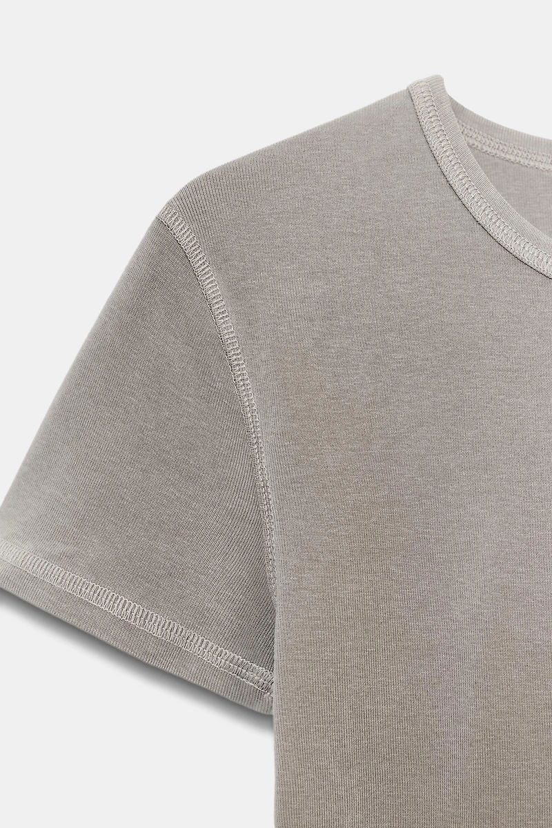 T-SHIRT MANCHES COURTES INSCRIPTION