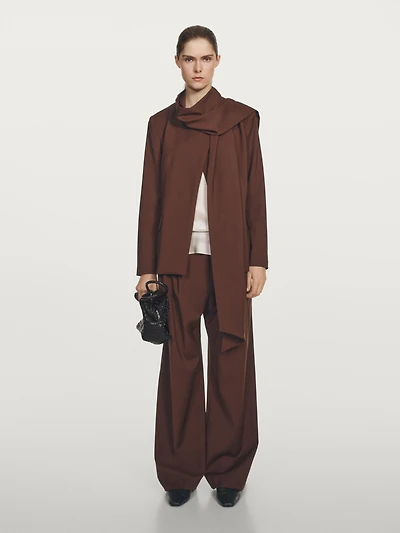 Blazer cape foulard - Studio