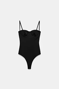 POLYAMIDE CAMISOLE BODYSUIT