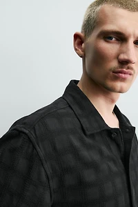 WASHED TEXTURED SHIRT
