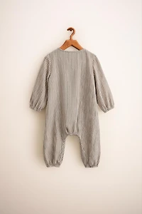 ZARA TIMELESS - STRIPED LONG JUMPSUIT