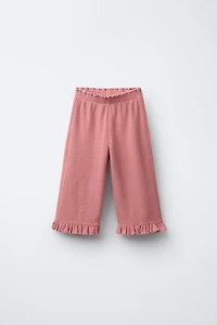 RUFFLED WAFFLE CULOTTES