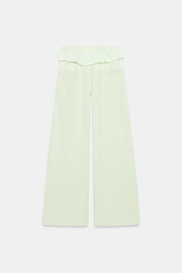 POPLIN WAIST PANTS