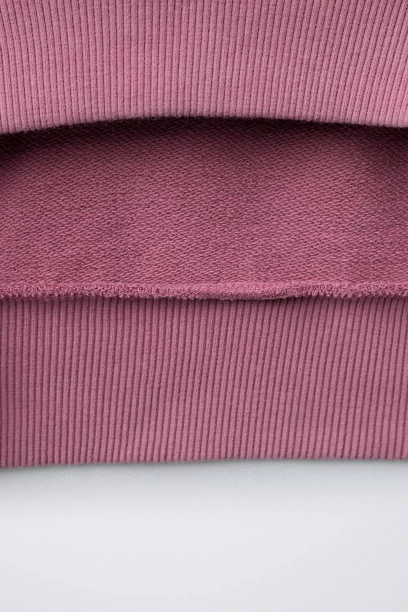 HOODED SWEATSHIRT WITH TEXT