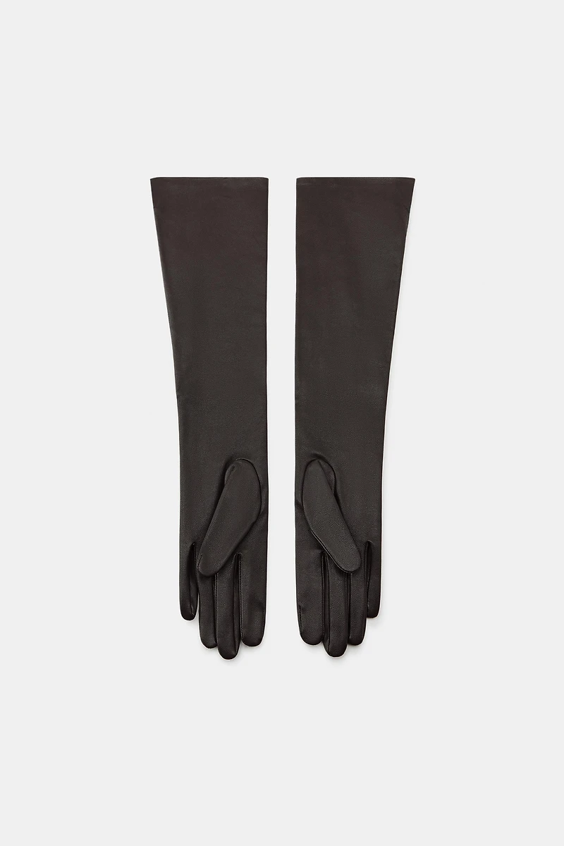 GANTS LONGS 100 % CUIR