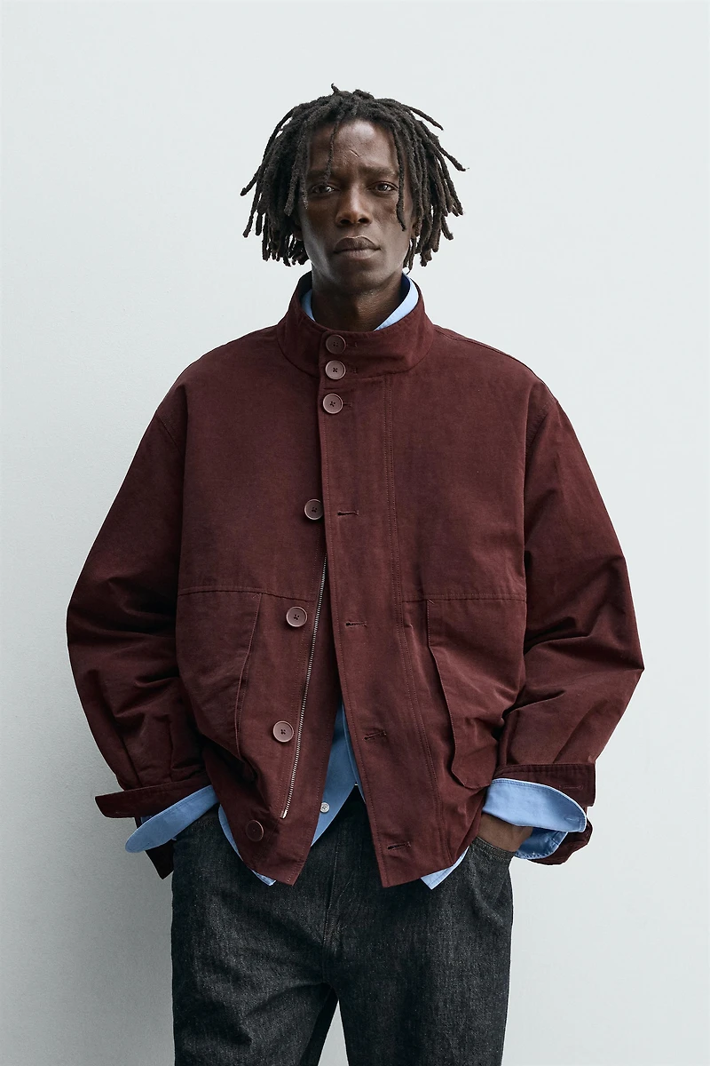 BOXY FIT POCKET JACKET