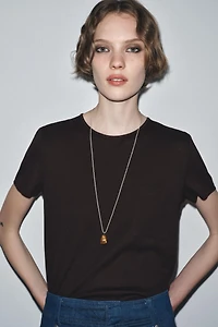 MERCERIZED COTTON T-SHIRT