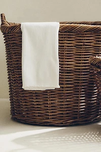 SQUARE RATTAN BASKET