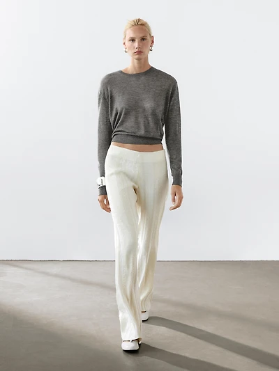 100% cashmere fine knit sweater