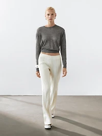 100% cashmere fine knit sweater