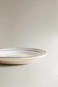 STONEWARE FISH SIDE PLATE