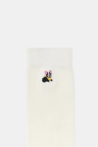 BULLDOG MICRO RIBBED COTTON SOCKS
