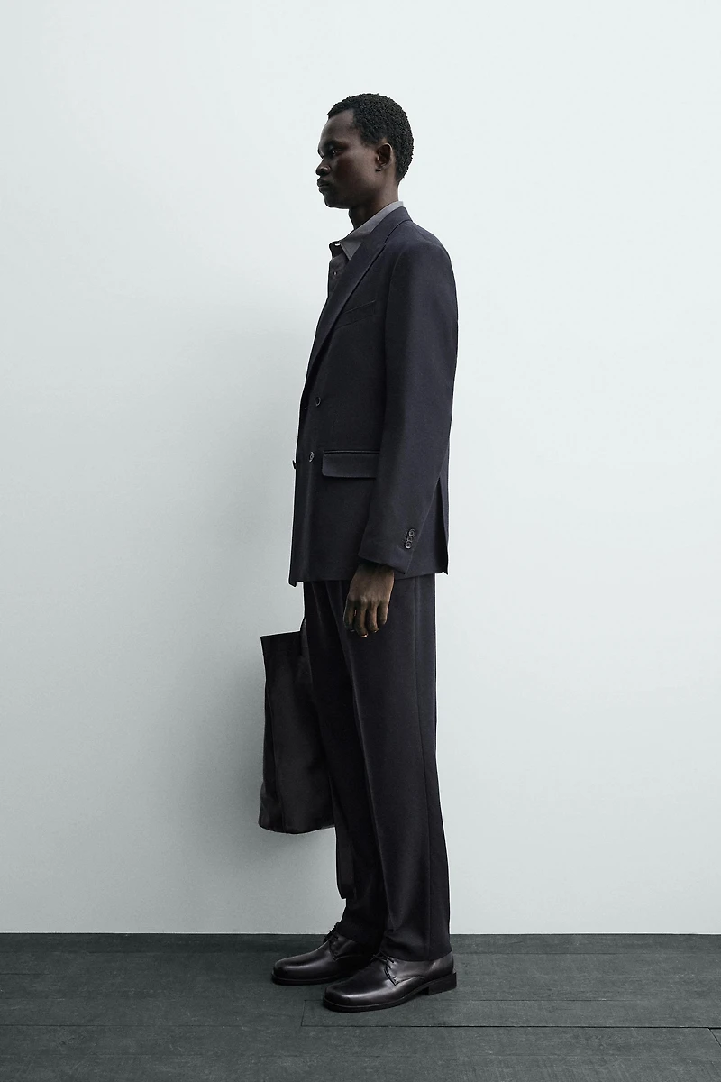 REGULAR FIT SUIT PANTS