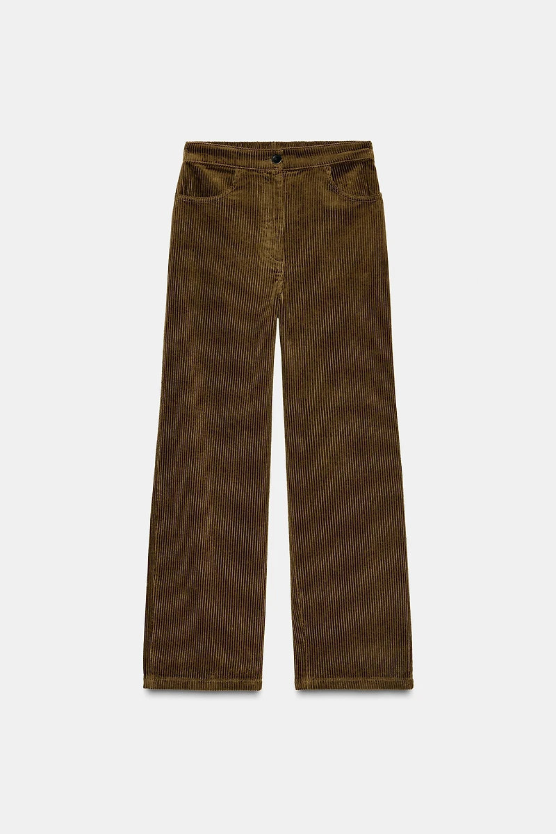 ZW COLLECTION WIDE LEG CORDUROY PANTS