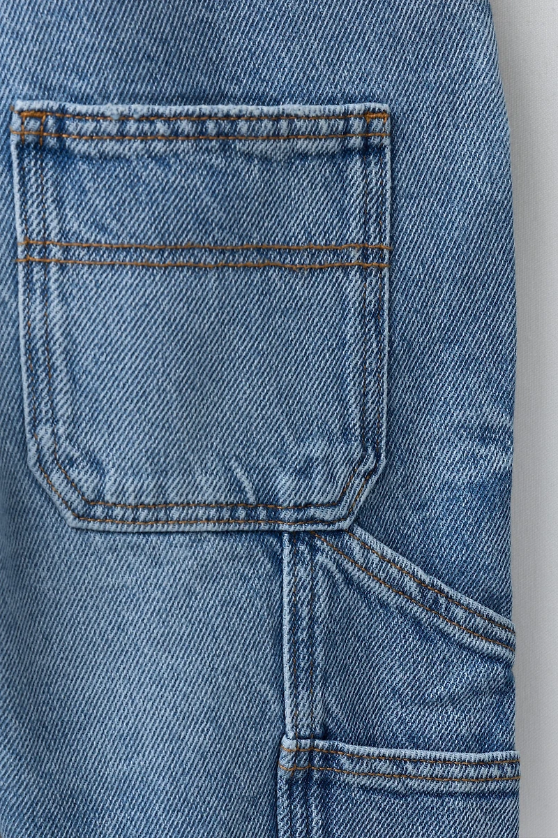SALOPETTE EN DENIM LONGUE