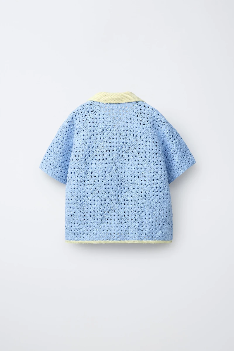CHEMISE EN MAILLE CROCHET MICKEY MOUSE © DISNEY