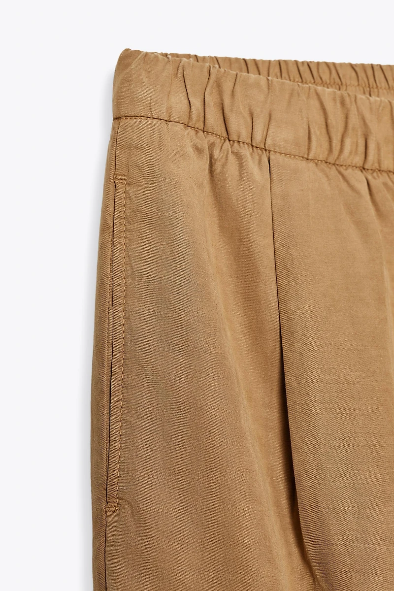 PANTALON DE JOGGING À JAMBES LARGES ZW COLLECTION