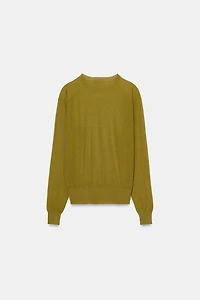 KNIT JUMPER WITH SHOULDER SEAMS