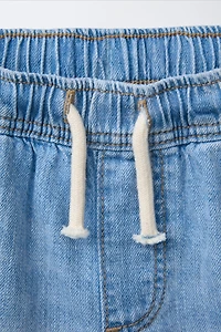 FLOWY DENIM SHORTS
