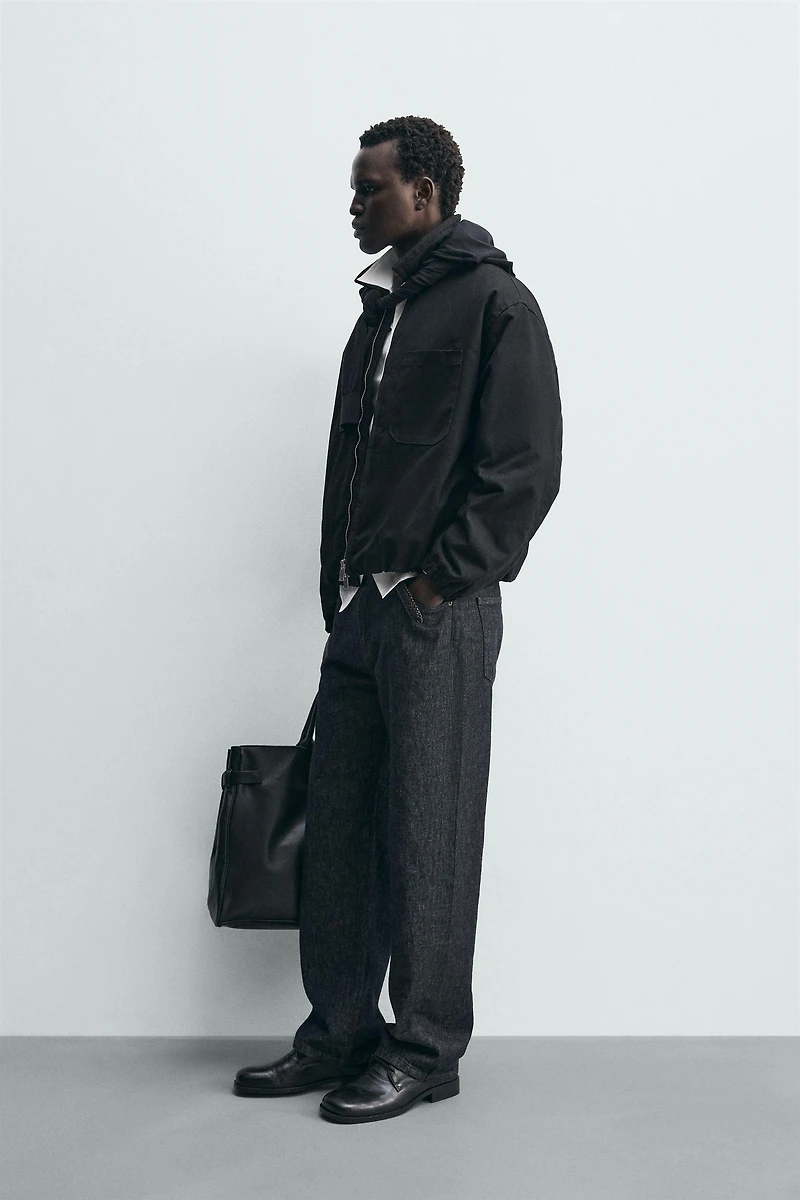 VESTE EN JEAN FINITION CIRÉE