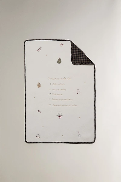 COUVERTURE POLAIRE ENFANT LISTE DE NOËL